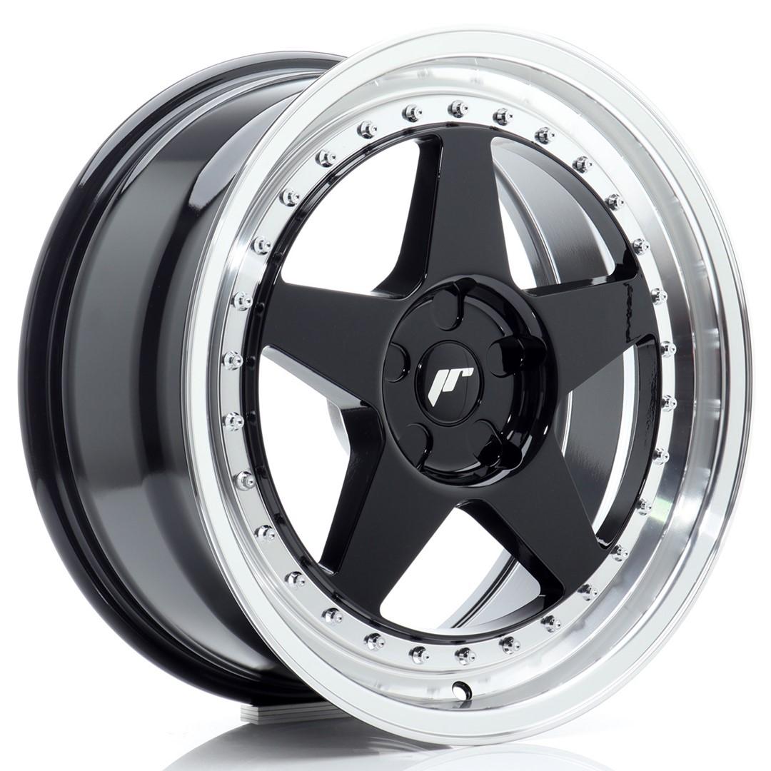 JR Wheels JR6 aluminiumsfælg i Sort, 18"