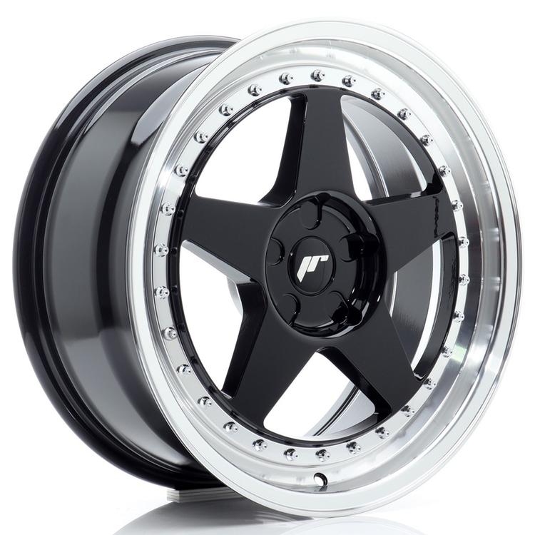 JR Wheels JR6 aluminiumsfelg i Svart, 18"