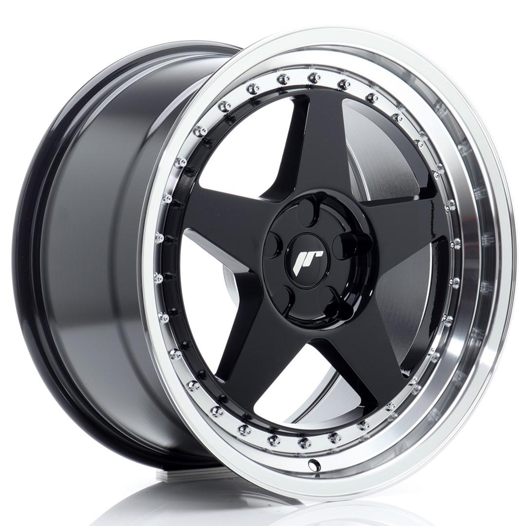 JR Wheels JR6 aluminiumsfælg i Sort, 18"