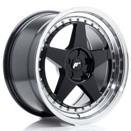 JR Wheels JR6 aluminiumsfælg i Sort, 18"