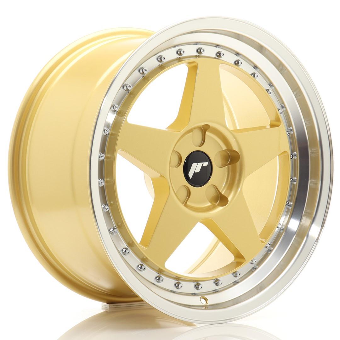 JR Wheels JR6 aluminiumsfælg i Guld, 18"
