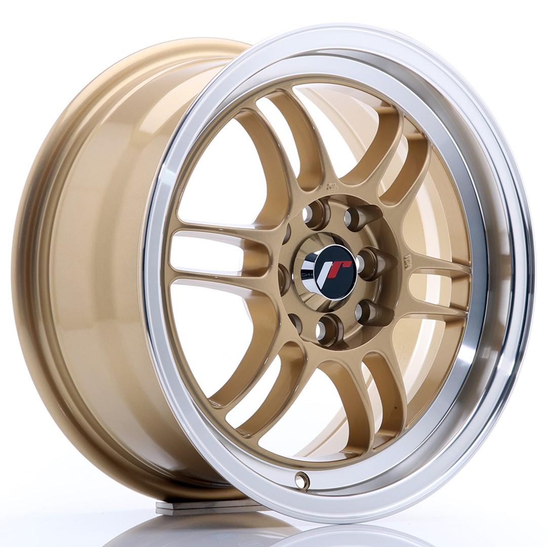 JR Wheels JR7 aluminiumfälg i Guld, 15"