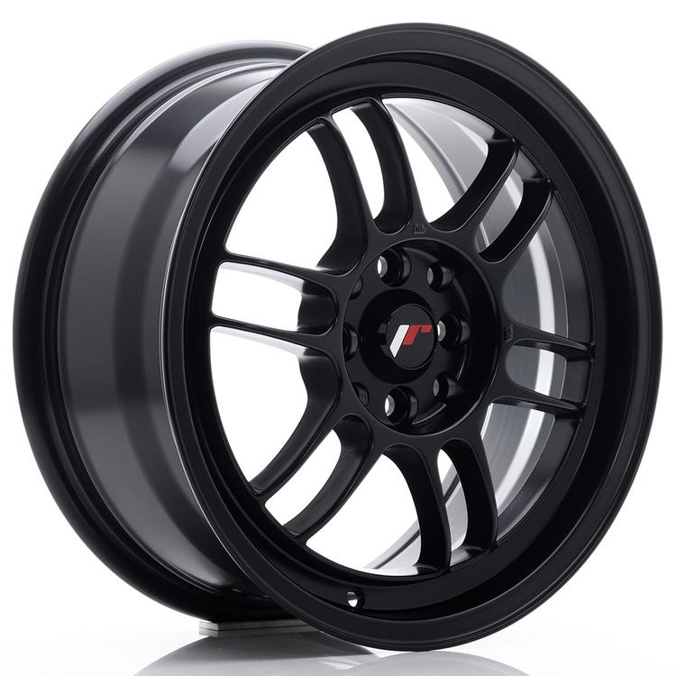 JR Wheels JR7 alumiinivanne, Musta, 16"