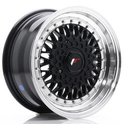 JR Wheels JR9 alumiinivanne, Musta, 15"