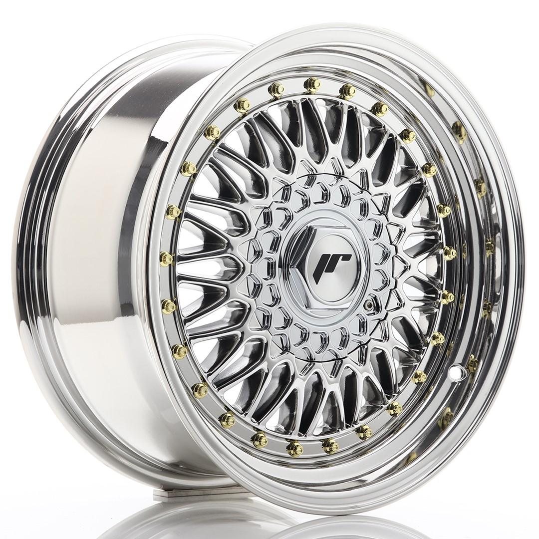 JR Wheels JR9 aluminiumsfælg i Sølv, 16"