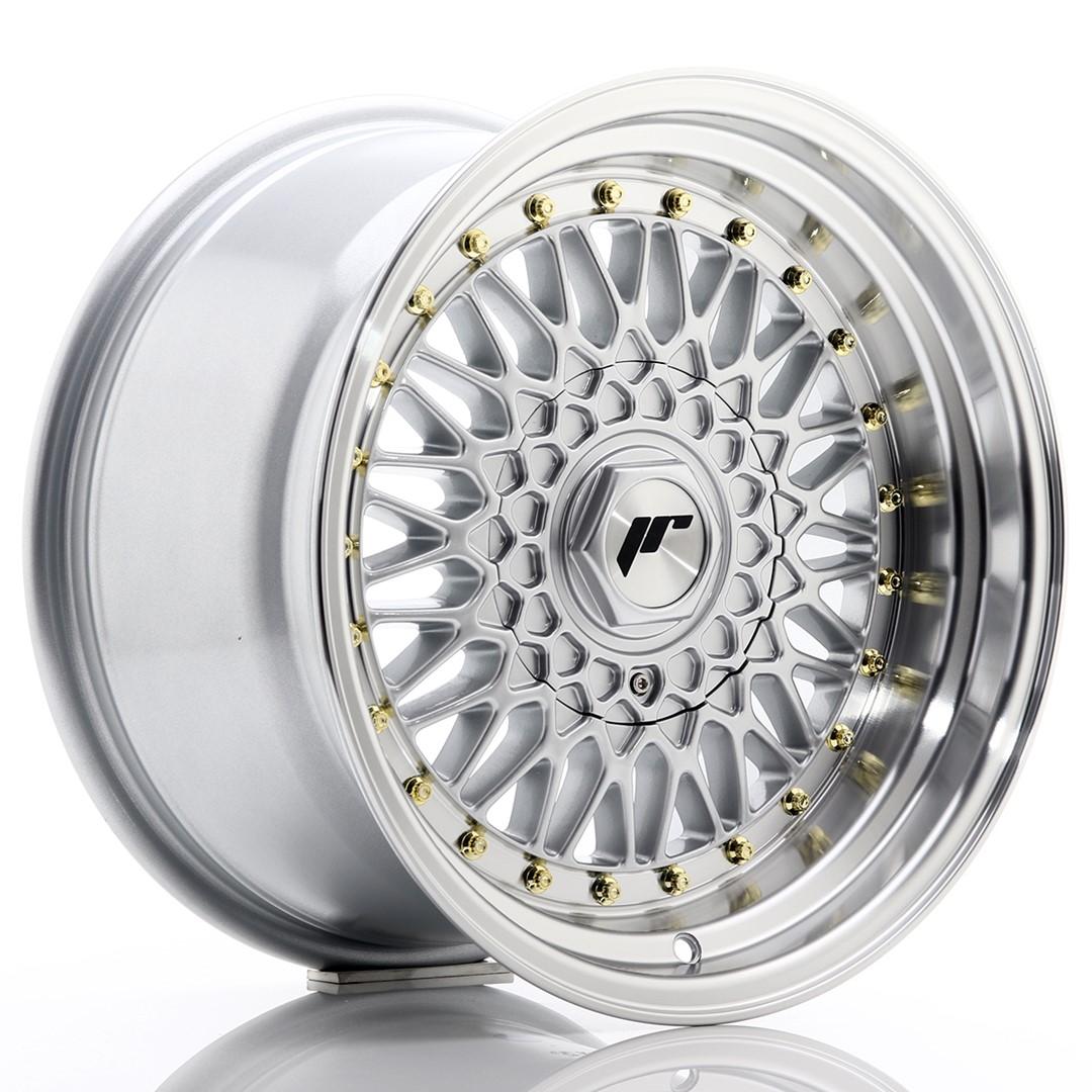 JR Wheels JR9 aluminiumsfælg i Sølv, 16"