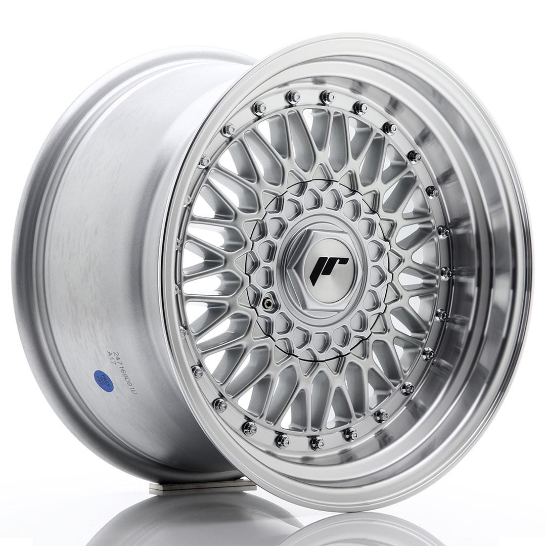 JR Wheels JR9 aluminiumsfælg i Sølv, 16"
