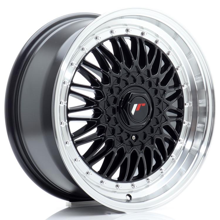 JR Wheels JR9 alumiinivanne, Musta, 17"