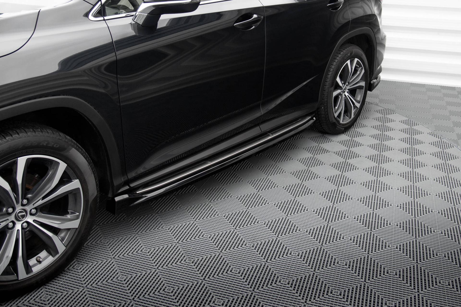 Maxton Design Sidokjolar Lexus RX MK4 Facelift (version With OEM Step Rails)