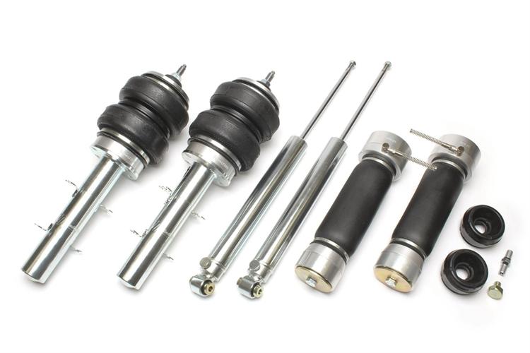 Luftfjädring komplett kit - Audi TT/A3 / Seat Leon/Toledo /  Skoda Octavia / VW Golf 4/Beetle