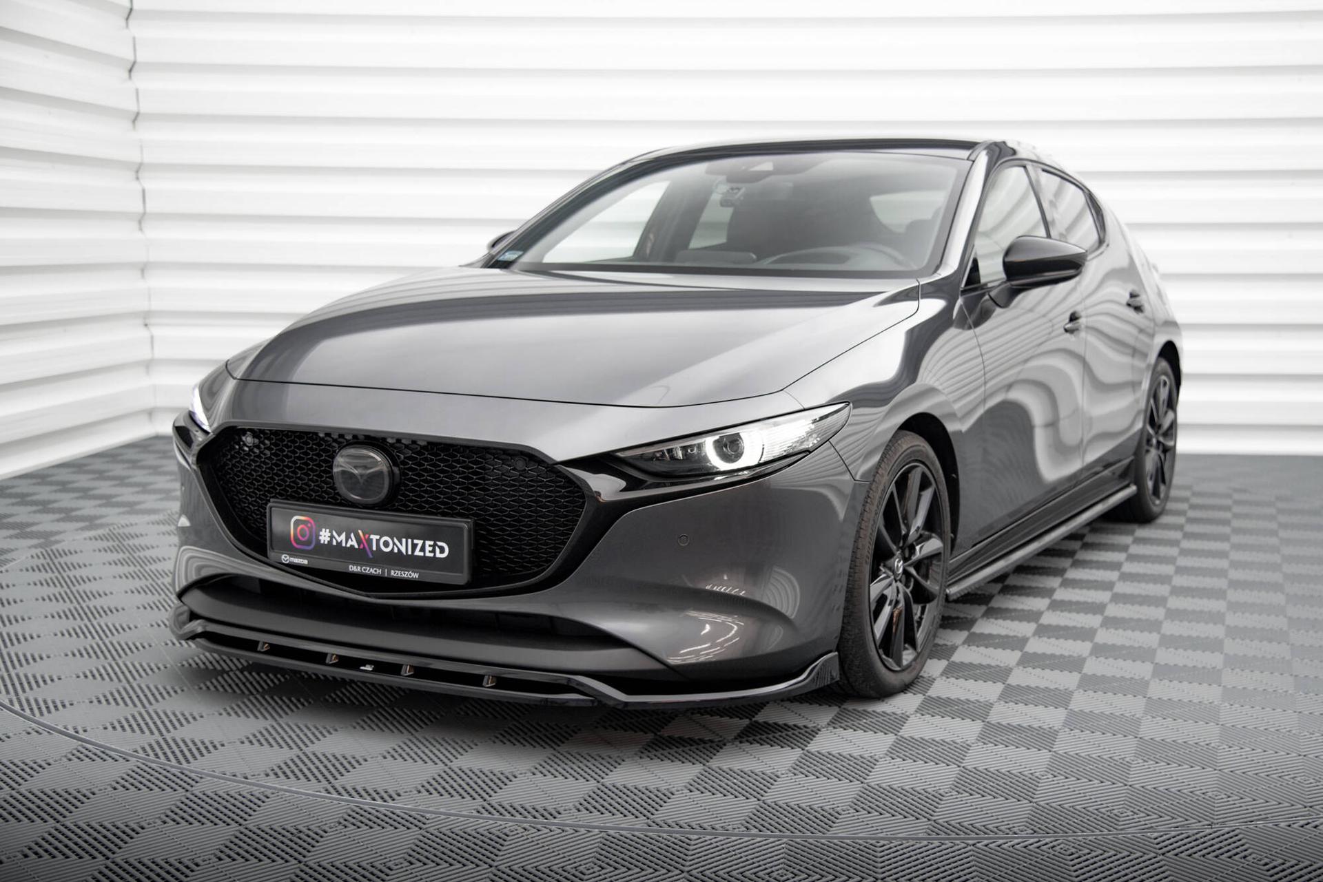 Maxton Design Front splitter V.2 Mazda 3 MK4