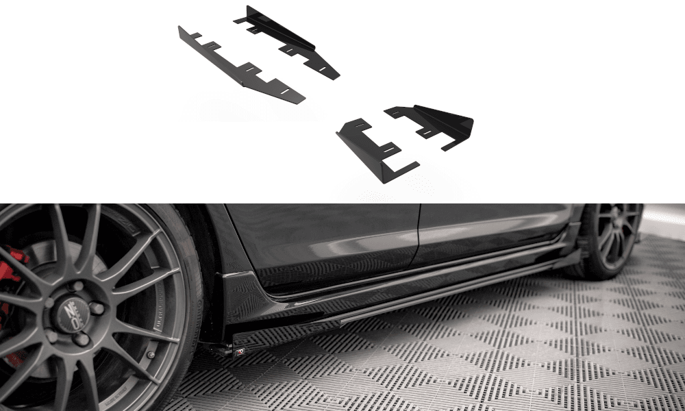 Maxton Design Splitters Mazda 3 MPS MK1