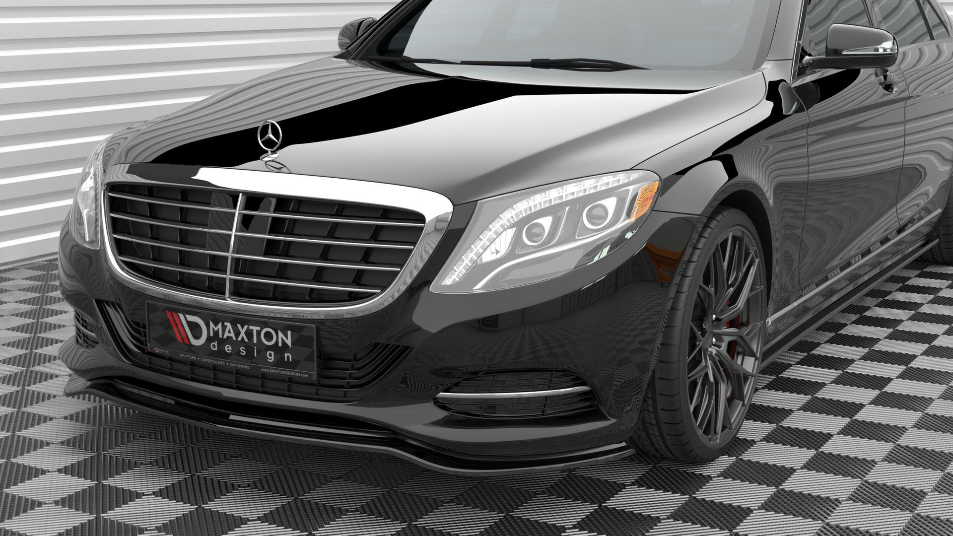 Maxton Design Frontspoiler V.1 Mercedes-benz S-klass W222