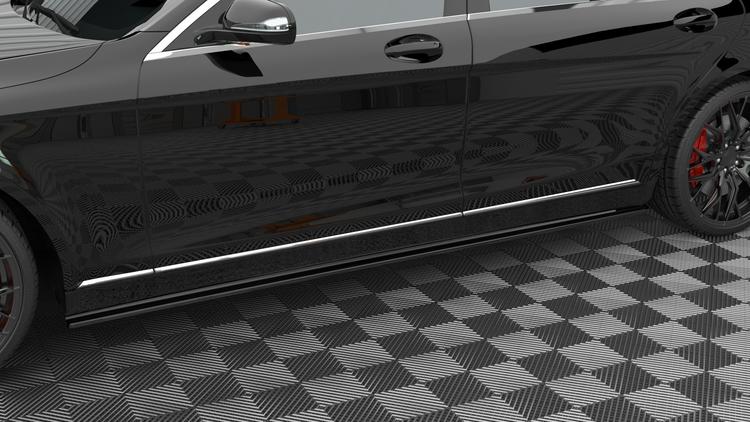 Maxton Design Sideskjørt Mercedes-benz S-klass Long W222