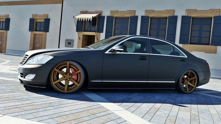 Maxton Design Sivuhelmat Mercedes S-class W221 Long