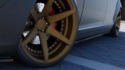 Maxton Design Sivuhelmat Mercedes S-class W221 Long