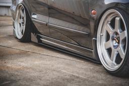 Maxton Design Sideskjørt Racing Mitsubishi Galant Avance MK8