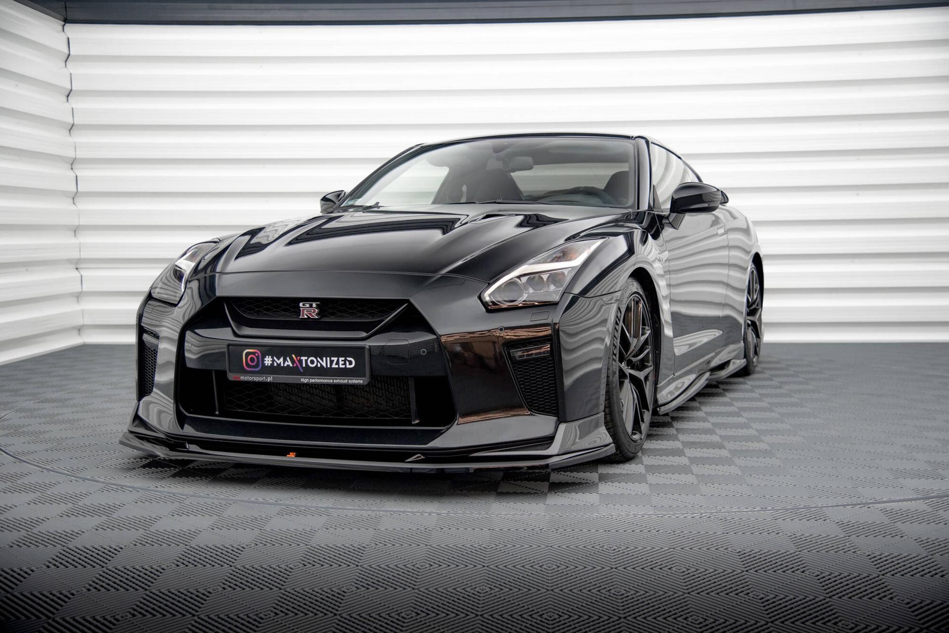 Maxton Design Frontspoiler V.1 Nissan GTR R35 Facelift