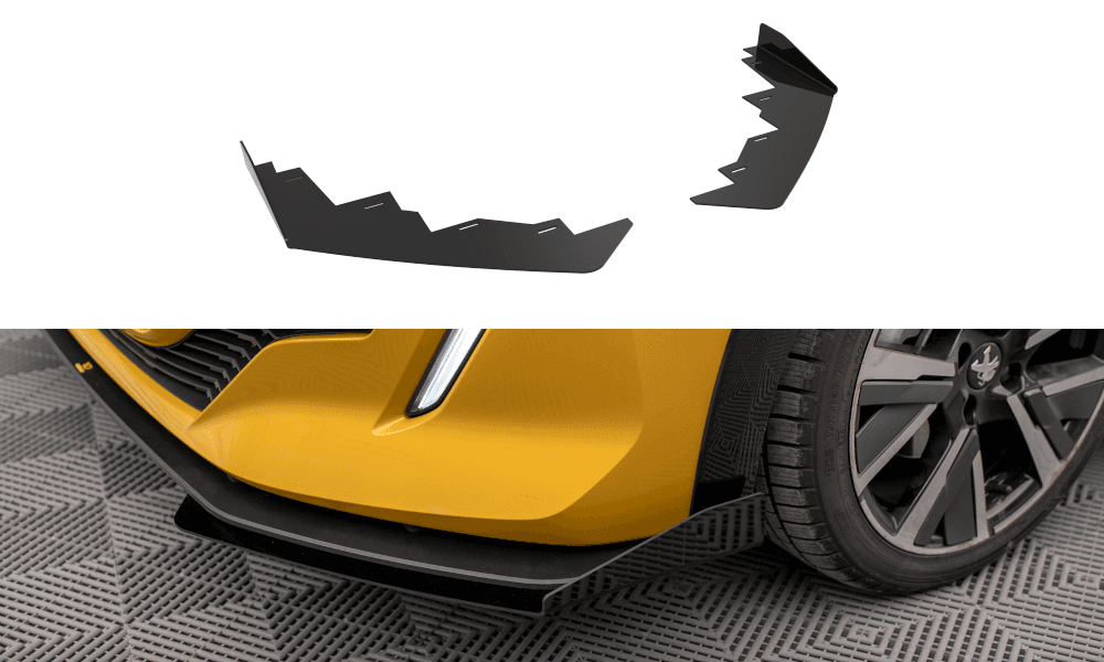 Maxton Design Splitters Peugeot 208 GT MK2