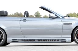 Rieger sidokjol djup modell med två öppningar 185mm höger BMW 3-series E46 1998–>