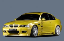 Rieger sidokjol djup modell med två öppningar 185mm höger BMW 3-series E46 1998–> - 6