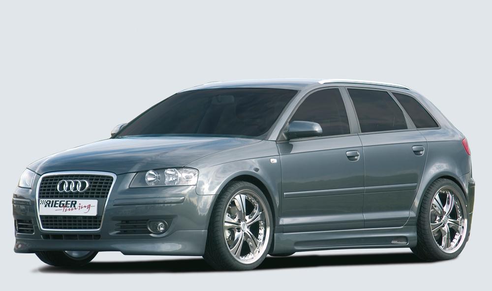 Rieger sidokjol vänster Audi A3 (8P) 2003–>