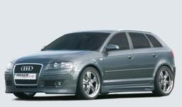 Rieger sidokjol vänster Audi A3 (8P) 2003–>