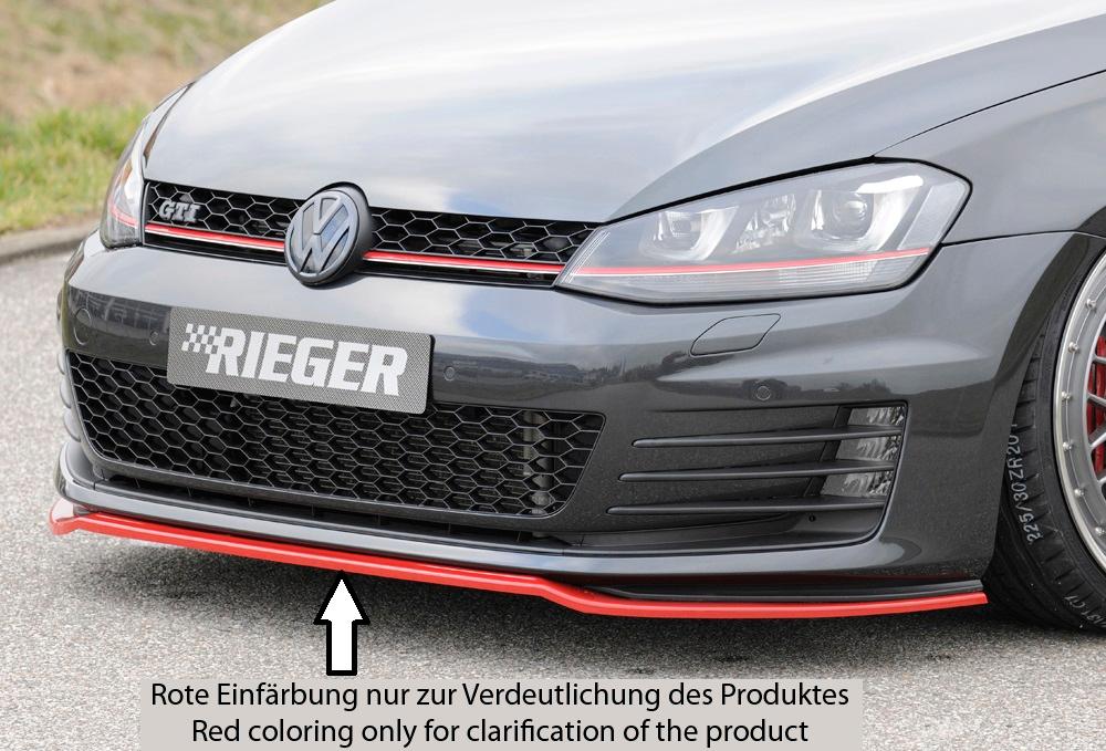 Rieger frontsplitter VW Golf 7 GTD / Golf 7 GTI 2013–2016