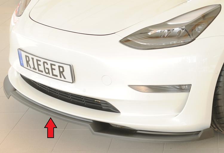 Rieger frontsplitter Tesla Model 3 003 2018–2023