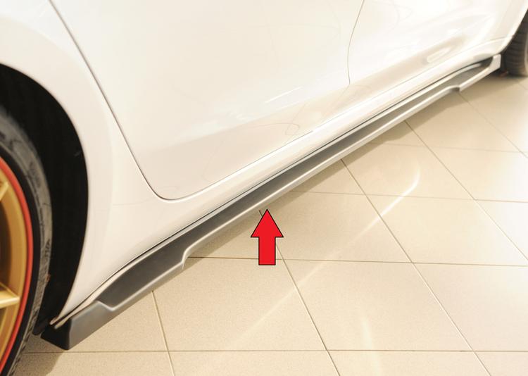 Rieger sideskørtforlænger højre Tesla Model 3 (003) 2018–>