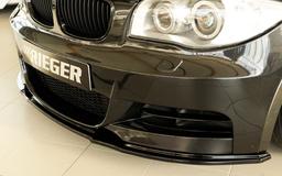 Rieger frontsplitter blanksvart BMW 1-serie E82, E88 182 / 1C 2007–> - 4