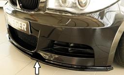 Rieger frontsplitter blanksvart BMW 1-serie E82, E88 182 / 1C 2007–> - 6