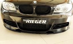 Rieger frontsplitter blanksvart BMW 1-serie E82, E88 182 / 1C 2007–> - 8