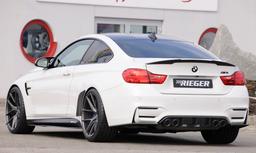 Rieger diffusor blanksvart BMW 3-series F80 M3 (M3)/BMW 4-series F82 M4 (M3)/BMW 4-series F83 M4 (M3) 2014–> - 2