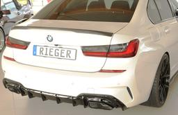 Rieger diffusor blanksvart BMW 3-series G20 (G3L)/BMW 3-series G21 (G3K) 2019–2022 med dragkrok - 4
