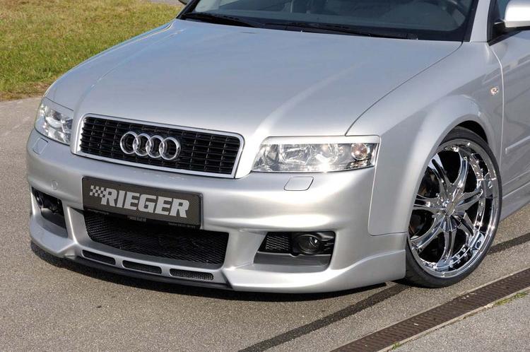 Kolfiber-Look frontsplitter Audi A4 B6