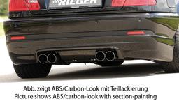 Rieger bakkjolsförlängning carbon-look BMW 3-series E46 2002–>