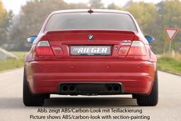 Rieger bakkjolsförlängning carbon-look BMW 3-series E46 M3 2000–> - 2