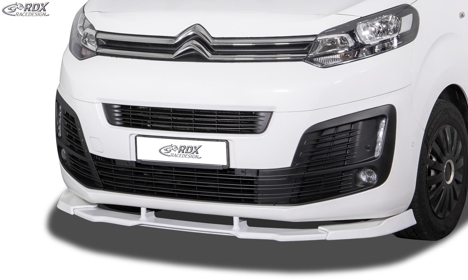 RDX frontspoiler VARIO-X Citroën Jumpy / Dispatch / Spacetourer (V) & Fiat Ulysse / Scudo (V) & Opel/Vauxhall Zafira / Vivaro (V) & Peugeot Expert / Traveller (V) & Toyota ProAce / ProAce Verso (V)