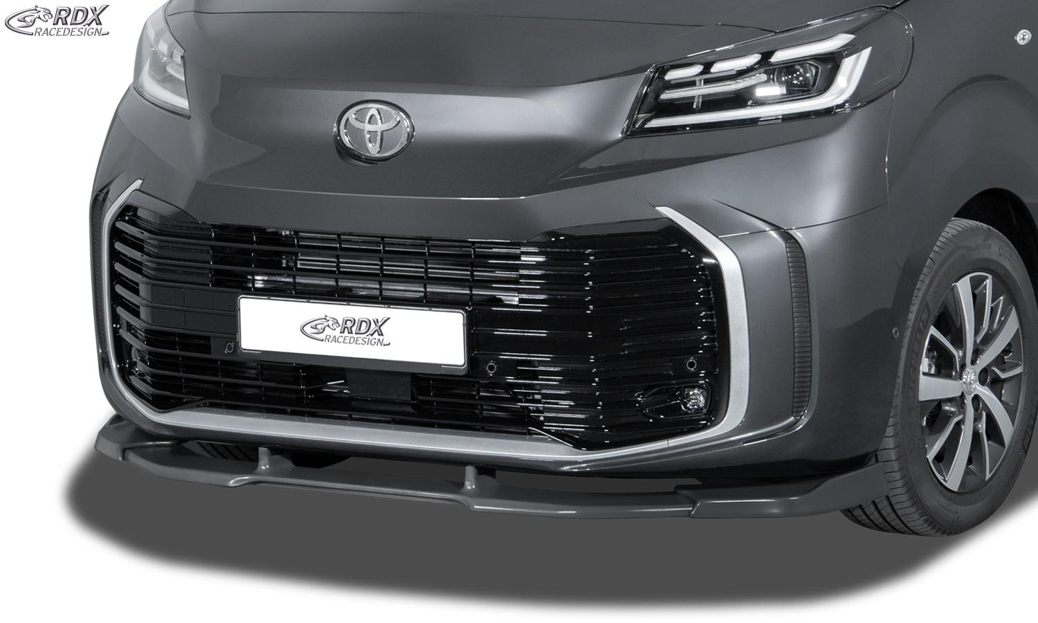 RDX frontspoiler VARIO-X Citroën Jumpy / Dispatch / Spacetourer (V) & Fiat Ulysse / Scudo (V) & Opel/Vauxhall Zafira / Vivaro (V) & Peugeot Expert / Traveller (V) & Toyota ProAce / ProAce Verso (V) & IVECO eJolly