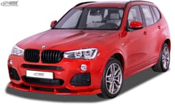 RDX frontspoiler VARIO-X BMW X3 F25 M-Sport & M-Technic 2014-2017 - 2