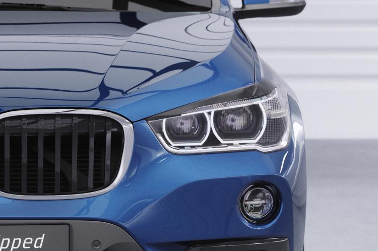 Ajovalojen suojukset BMW X1 F48 2015– Kiiltävä musta