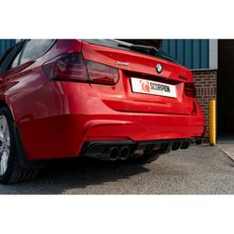 Sportavgassystem halvsats BMW F30/F31 330D/335D