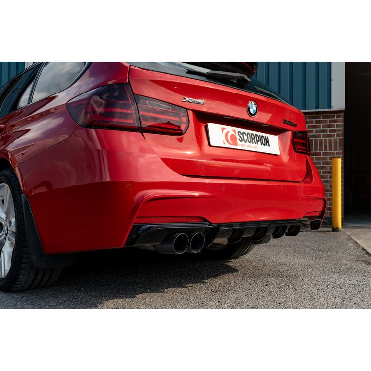 Sportavgassystem halvsats BMW F30/F31 330D/335D