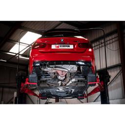Sportavgassystem halvsats BMW F30/F31 330D/335D