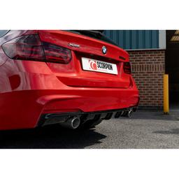 Sportavgassystem dubbla rör BMW F30/F31 335D