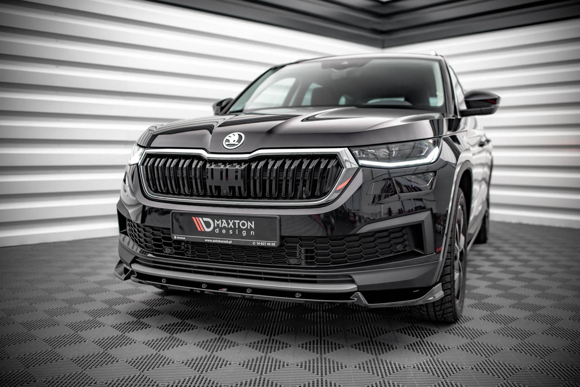 Maxton Design Front splitter V.1 Skoda Kodiaq MK1 Facelift