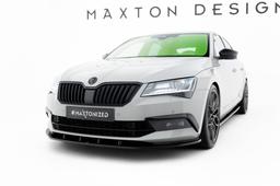 Maxton Design Front splitter V.3 Skoda Superb Liftback / Combi MK3
