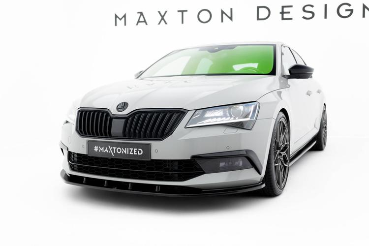 Maxton Design Front splitter V.3 Skoda Superb Liftback / Combi MK3