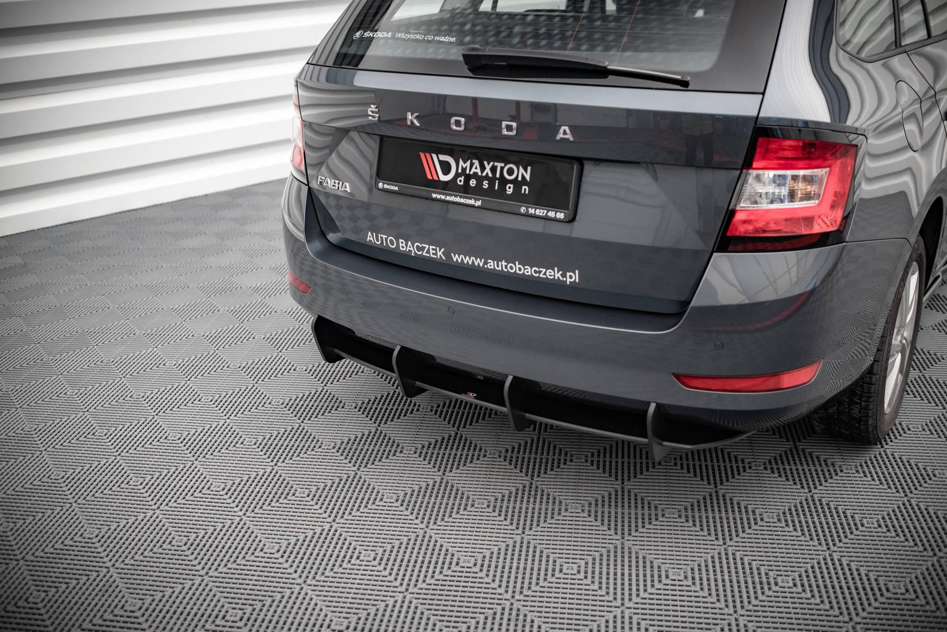 Maxton Design Diffuser Street Pro Skoda Fabia Combi MK3 Facelift